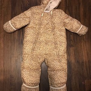 18-24m leopard print snowsuit